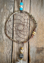 Laden Sie das Bild in den Galerie-Viewer, Räucherfächer Black Mottled, inkl. passendem Traumfänger