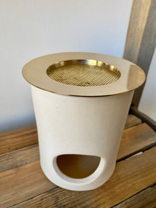 Räucherstövchen "Golden" inkl. Räuchersieb